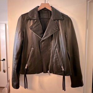 All Saints Darby Biker Leather Jacket